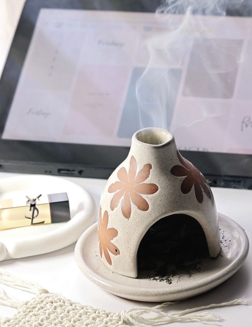 Flower Incense Burner